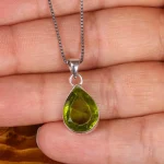 گردنبند زبرجد زنانه کد 19006