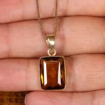 گردنبند سیترین اسپرت کد 19021