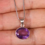 گردنبند آمیتیست زنانه کد 19028