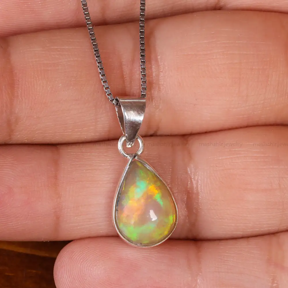 گردنبند اوپال زنانه کد 19055