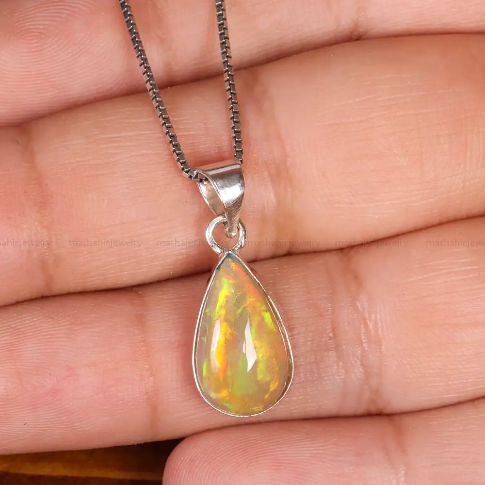 گردنبند اوپال زنانه کد 19058