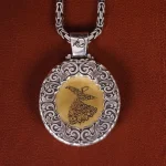 گردنبند فیروزه مردانه کد 19079