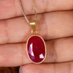 گردنبند سنتاتیک یاقوت اسپرت کد 19125