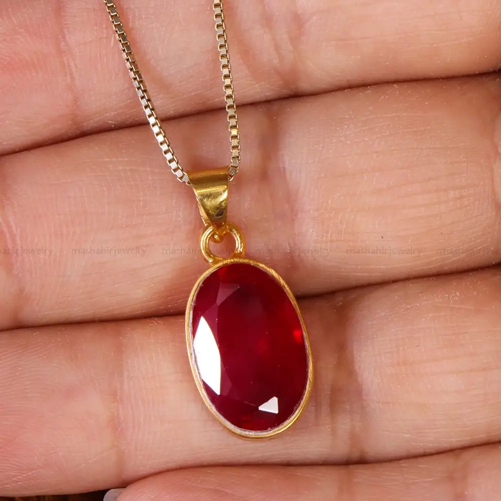 گردنبند سنتاتیک یاقوت اسپرت کد 19126