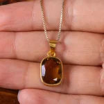 گردنبند سیترین اسپرت کد 19173