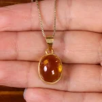 گردنبند سیترین اسپرت کد 19183