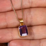 گردنبند آمیتیست اسپرت کد 19223