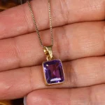 گردنبند آمیتیست اسپرت کد 19226