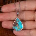 گردنبند فیروزه شجری زنانه کد 19244