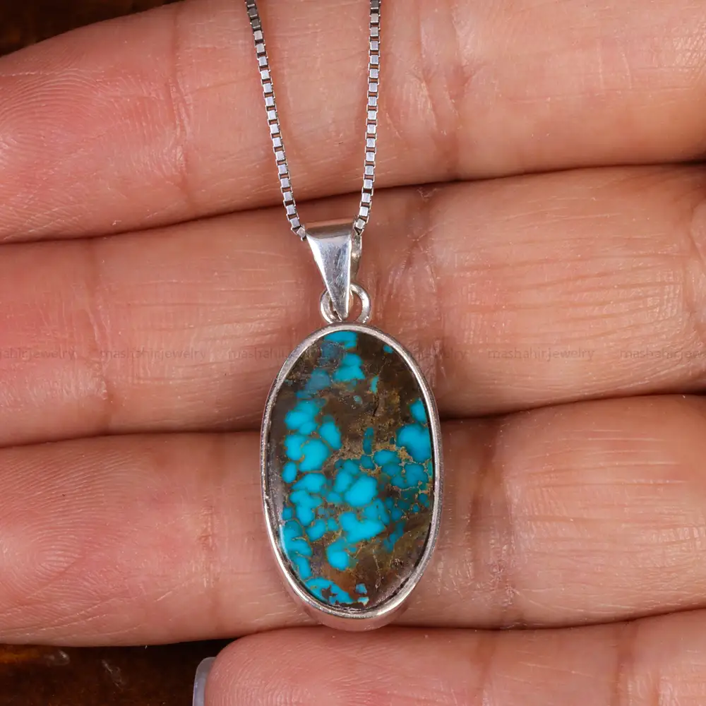 گردنبند فیروزه شجری کد 19275