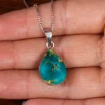 گردنبند فیروزه زنانه کد 19288