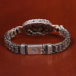 دستبند فیروزه مردانه کد 19332