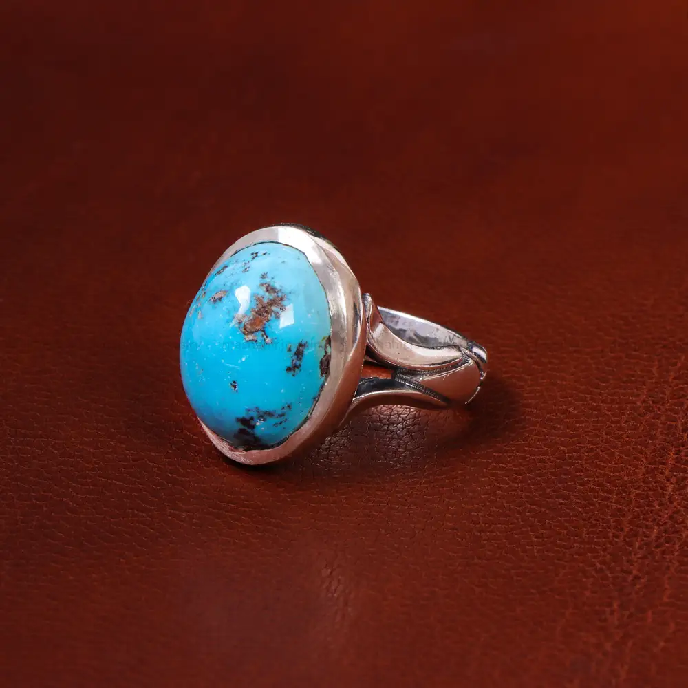 انگشتر فیروزه شجری مردانه کد 18618