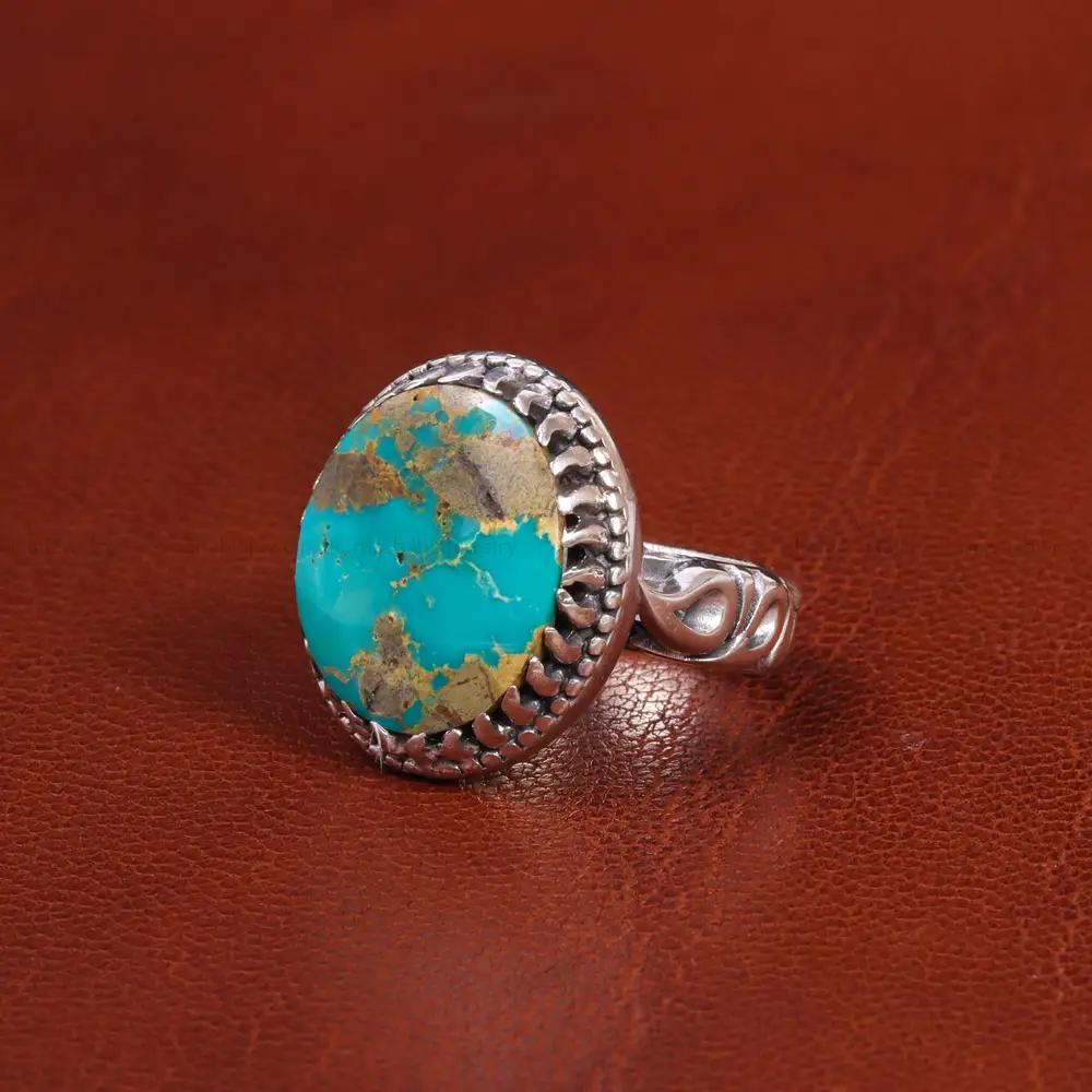 انگشتر فیروزه شجری مردانه کد 18920