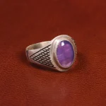 انگشتر عقیق سوسنی مردانه کد 19379