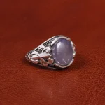 انگشتر عقیق سوسنی مردانه کد 19380