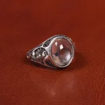 انگشتر دُر نجف مردانه کد 19396