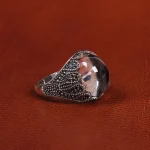 انگشتر دُر نجف مردانه کد 19406