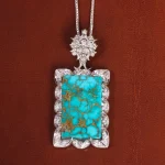 گردنبند فیروزه شجری کد 19518