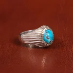 انگشتر فیروزه شجری مردانه کد 19567