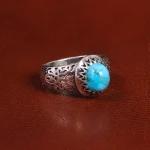 انگشتر فیروزه شجری مردانه کد 19650