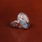 انگشتر عقیق شجر مردانه کد 19659