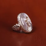 انگشتر عقیق شجر مردانه کد 19660