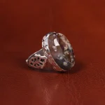 انگشتر عقیق شجر مردانه کد 19667