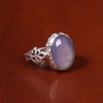 انگشتر عقیق سوسنی مردانه کد 19683