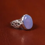 انگشتر عقیق سوسنی مردانه کد 19684