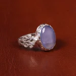 انگشتر عقیق سوسنی مردانه کد 19685