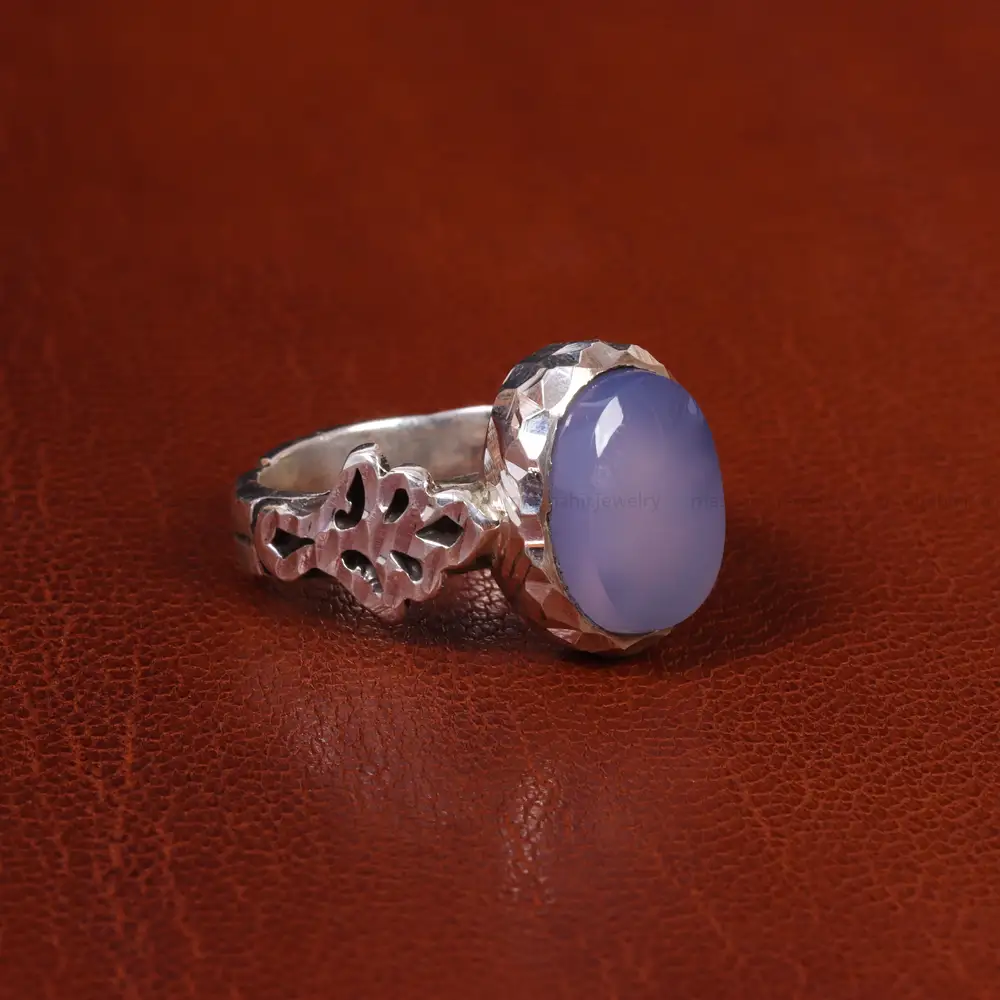 انگشتر عقیق سوسنی مردانه کد 19687