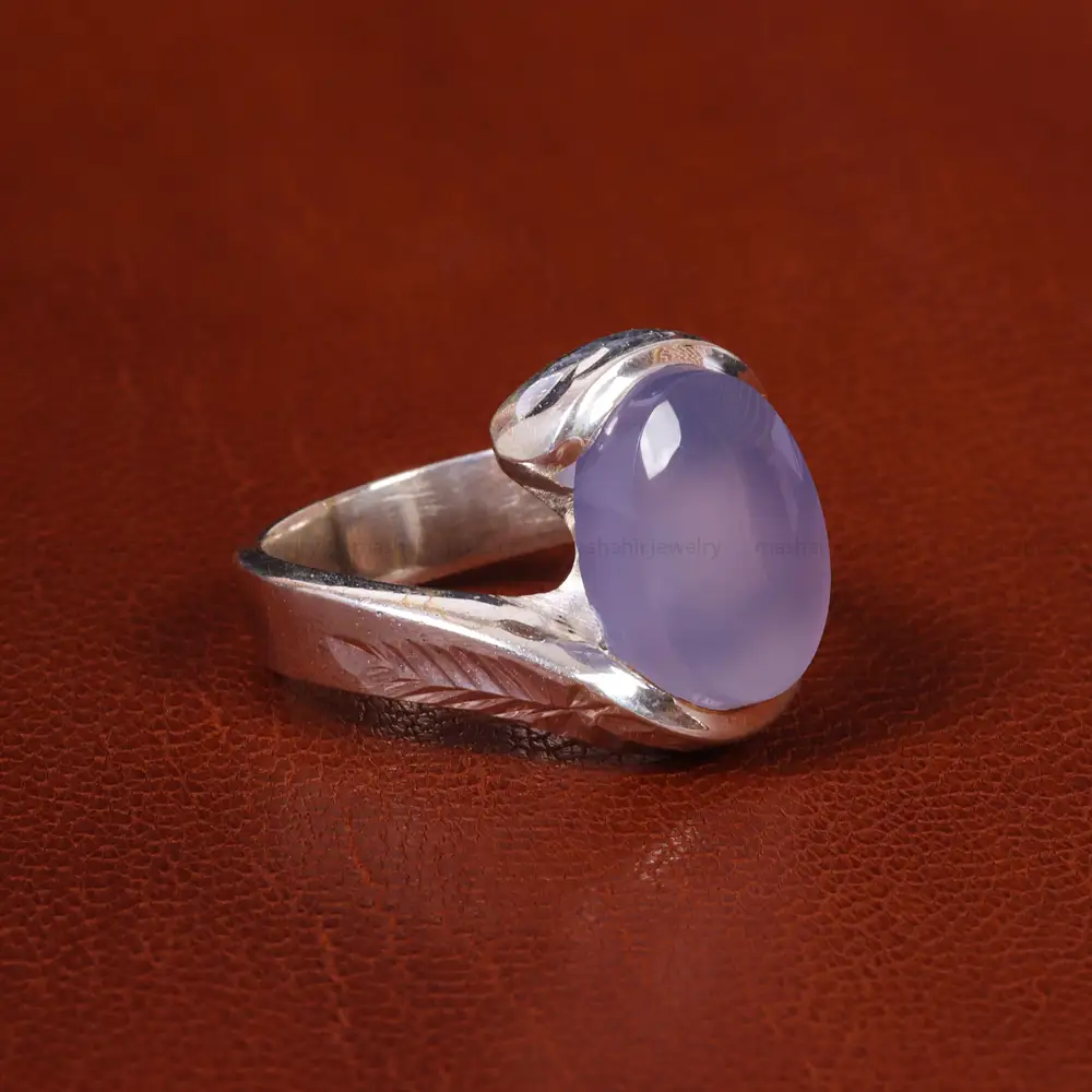 انگشتر عقیق سوسنی مردانه کد 19688