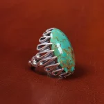 انگشتر فیروزه شجری مردانه کد 19701