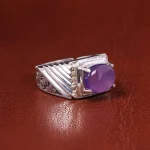 انگشتر عقیق سوسنی مردانه کد 19882