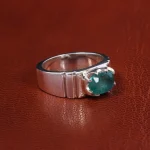 انگشتر زمرد مردانه کد 19903