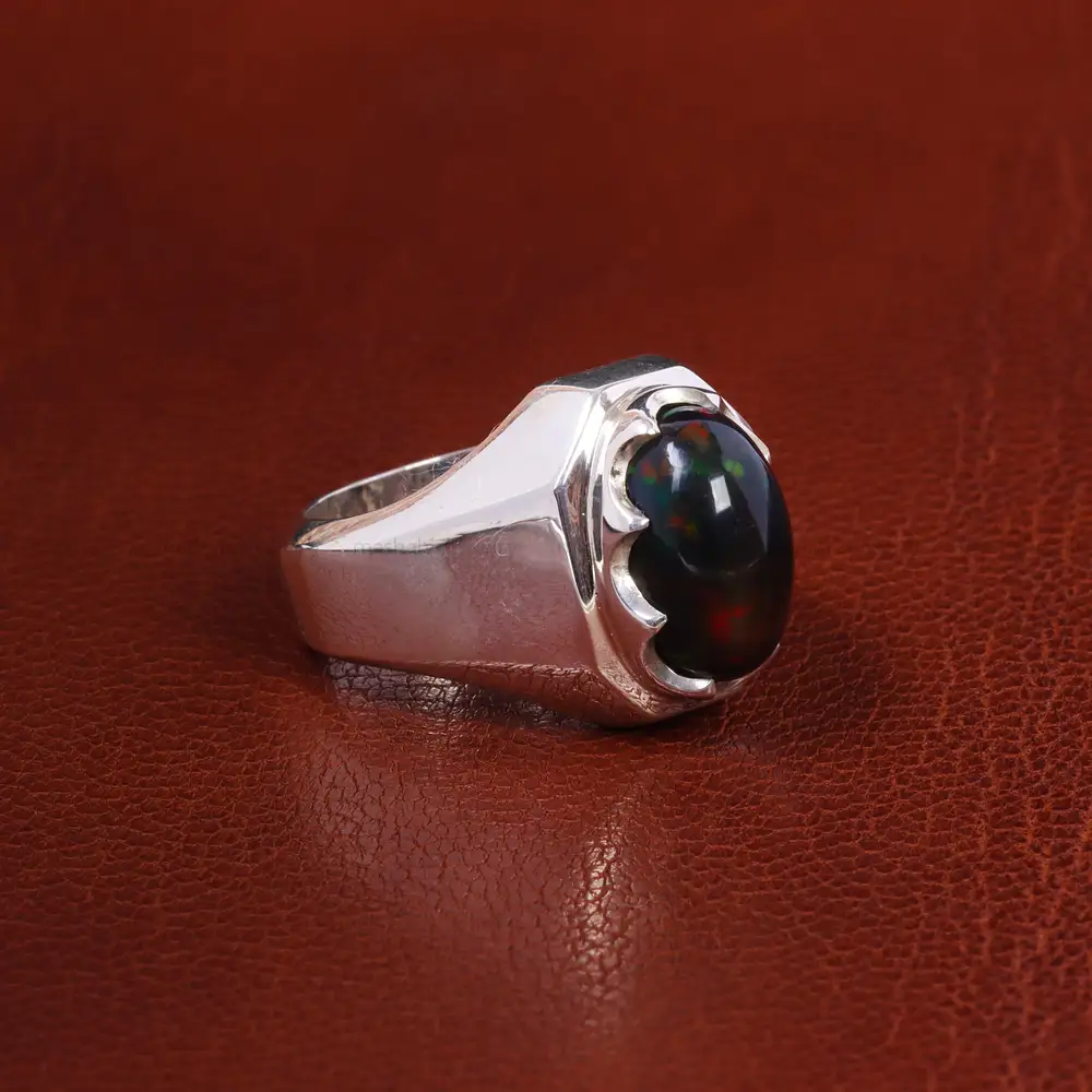 انگشتر اوپال مردانه کد 19904