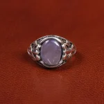 انگشتر عقیق سوسنی مردانه کد 19380