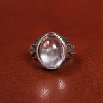 انگشتر دُر نجف مردانه کد 19397