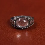 انگشتر دُر نجف مردانه کد 19403