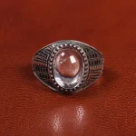 انگشتر دُر نجف مردانه کد 19405