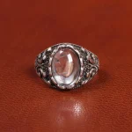 انگشتر دُر نجف مردانه کد 19408