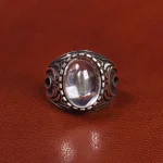 انگشتر دُر نجف مردانه کد 19410