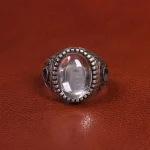 انگشتر دُر نجف مردانه کد 19413