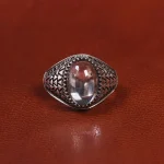 انگشتر دُر نجف مردانه کد 19414