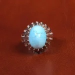 انگشتر فیروزه شجری مردانه کد 19529