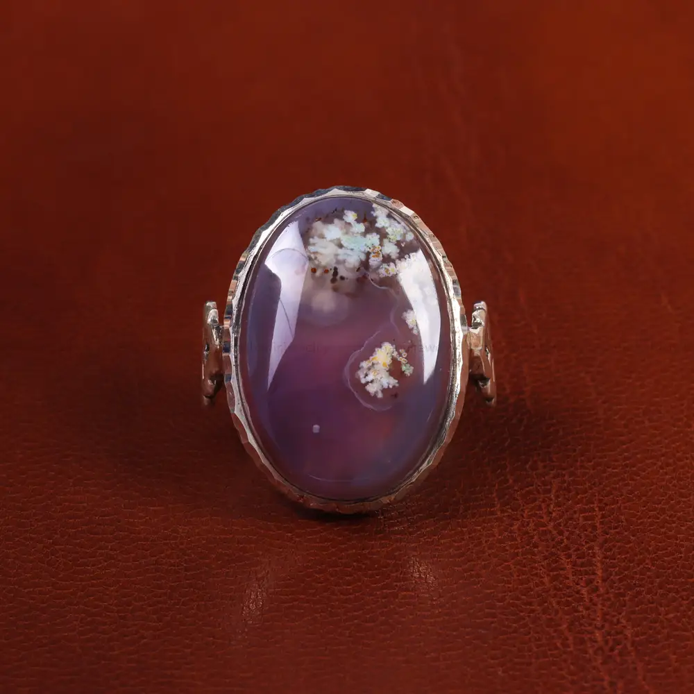 انگشتر عقیق شجر مردانه کد 19662