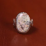 انگشتر عقیق شجر مردانه کد 19672