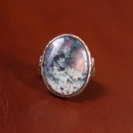 انگشتر عقیق شجر مردانه کد 19675