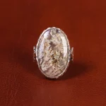 انگشتر عقیق شجر مردانه کد 19678